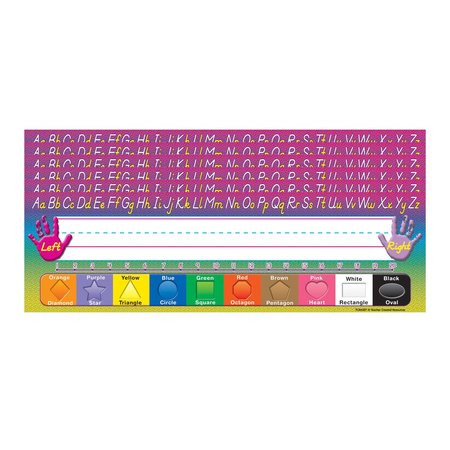 TEACHER CREATED RESOURCES Modern Printing Flat Name Plates, 216PK 4307